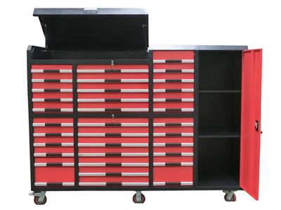 Red 35 Drawer Tool Cabinet 
